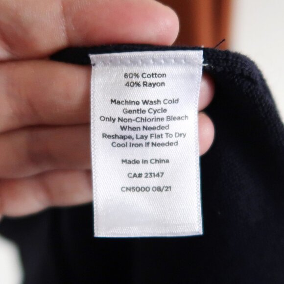 Talbots Colorblock Sweater Dress - Size Small - Picture 8 of 8